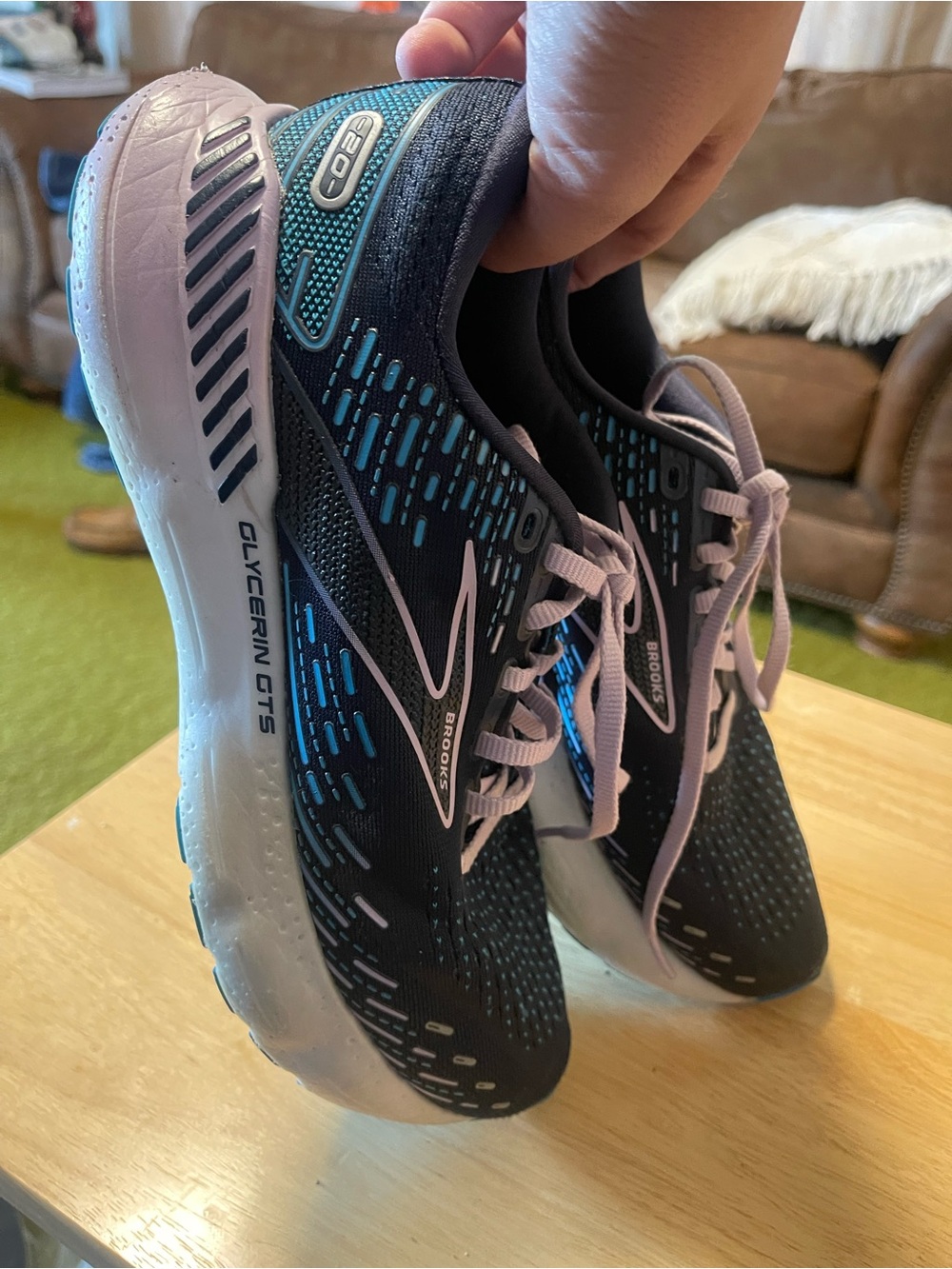Brooks Glycerin GTS 20 Peacoat Woman’s 8.5 Blue/purple - Picture 8 of 9